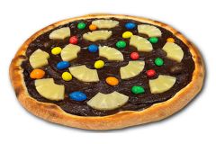 Pizza ananas chocolat