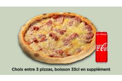 Menu Pizza Étudiant