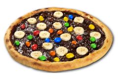 Pizza banane chocolat