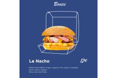 Burger du moment : Le Nacho